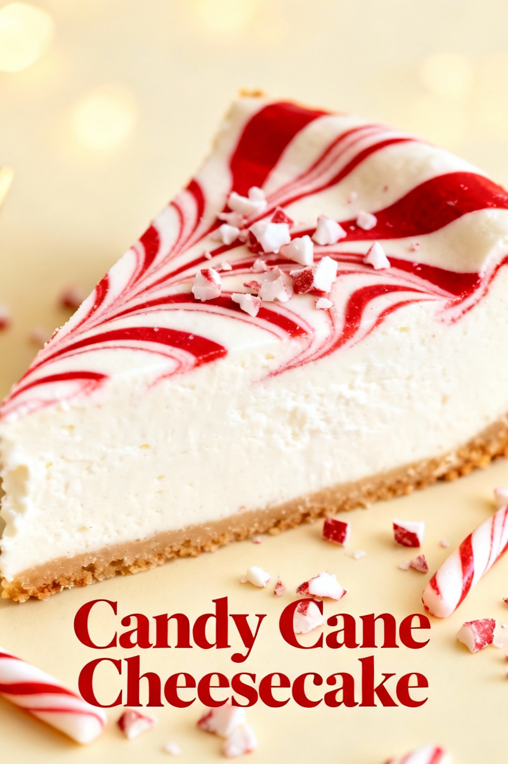 Candy Cane Cheesecake