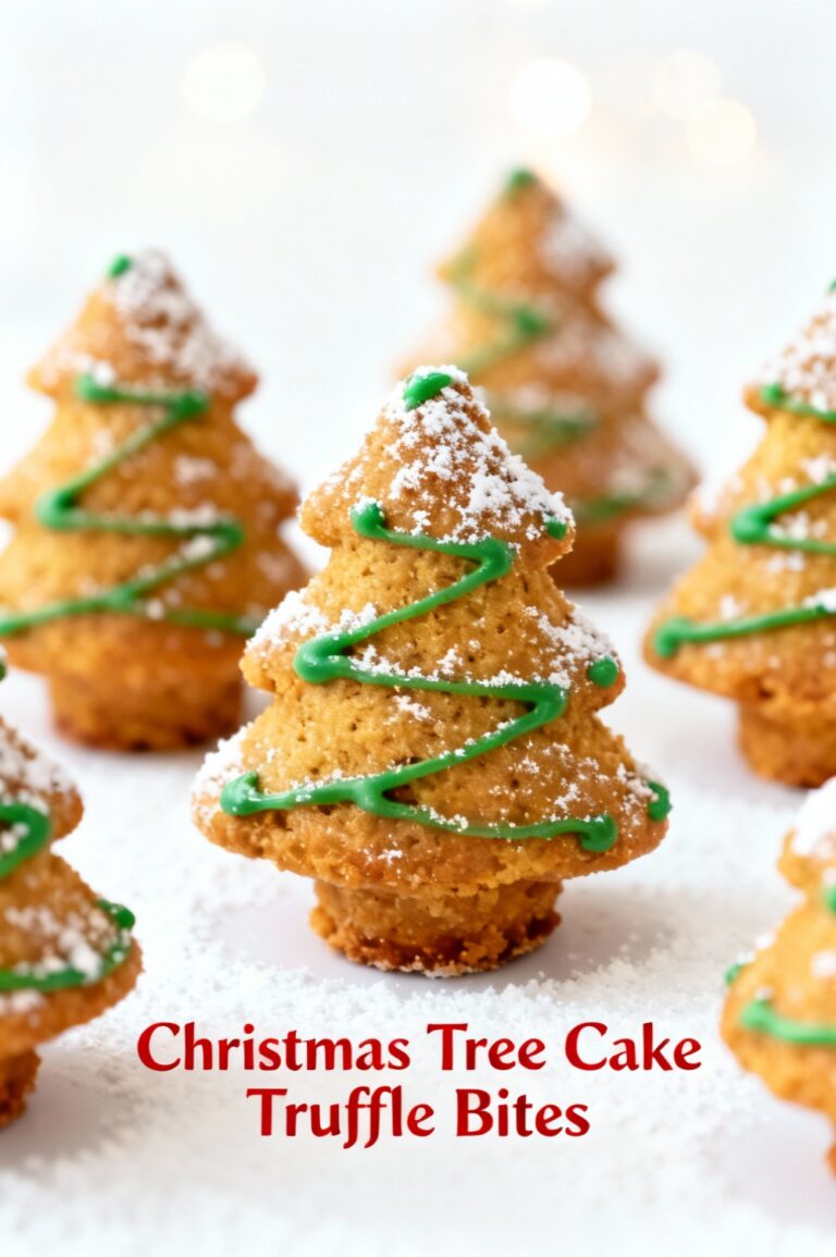 Christmas Tree Cake Truffle Bites