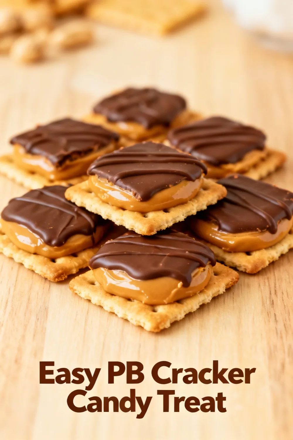 Easy PB Cracker Candy Treat