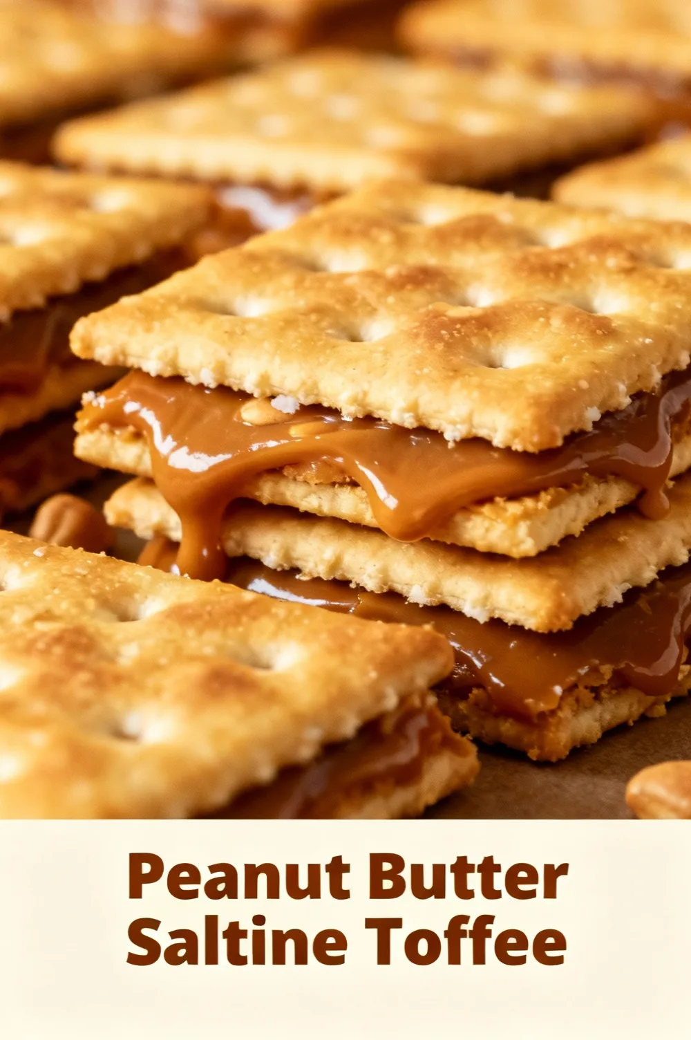 Peanut Butter Saltine Toffee