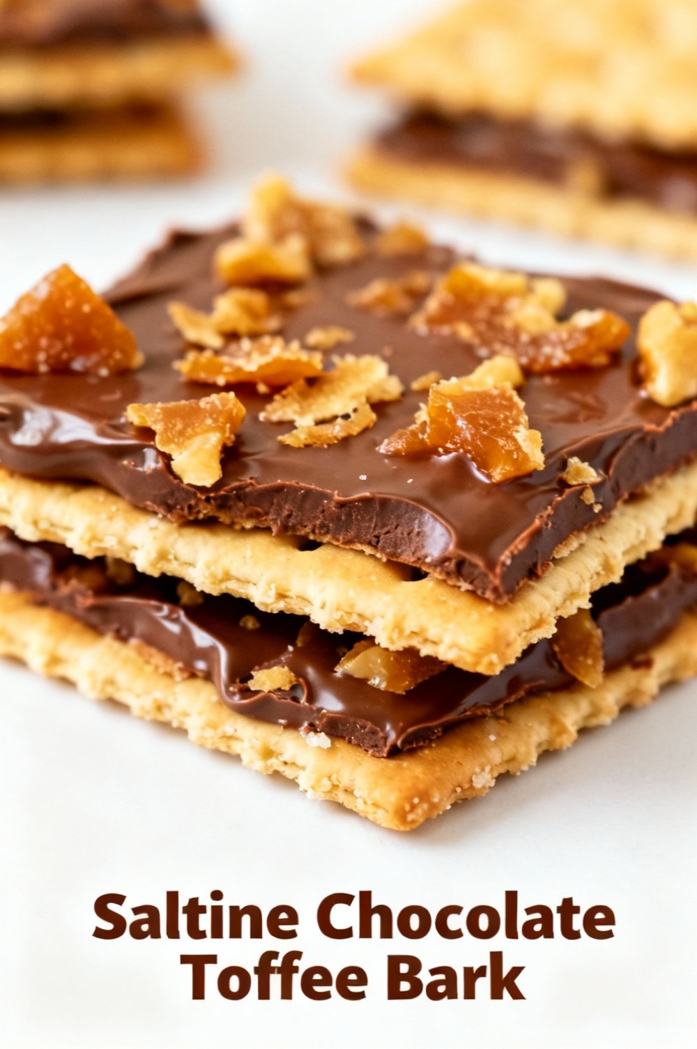 Saltine Chocolate Toffee Bark