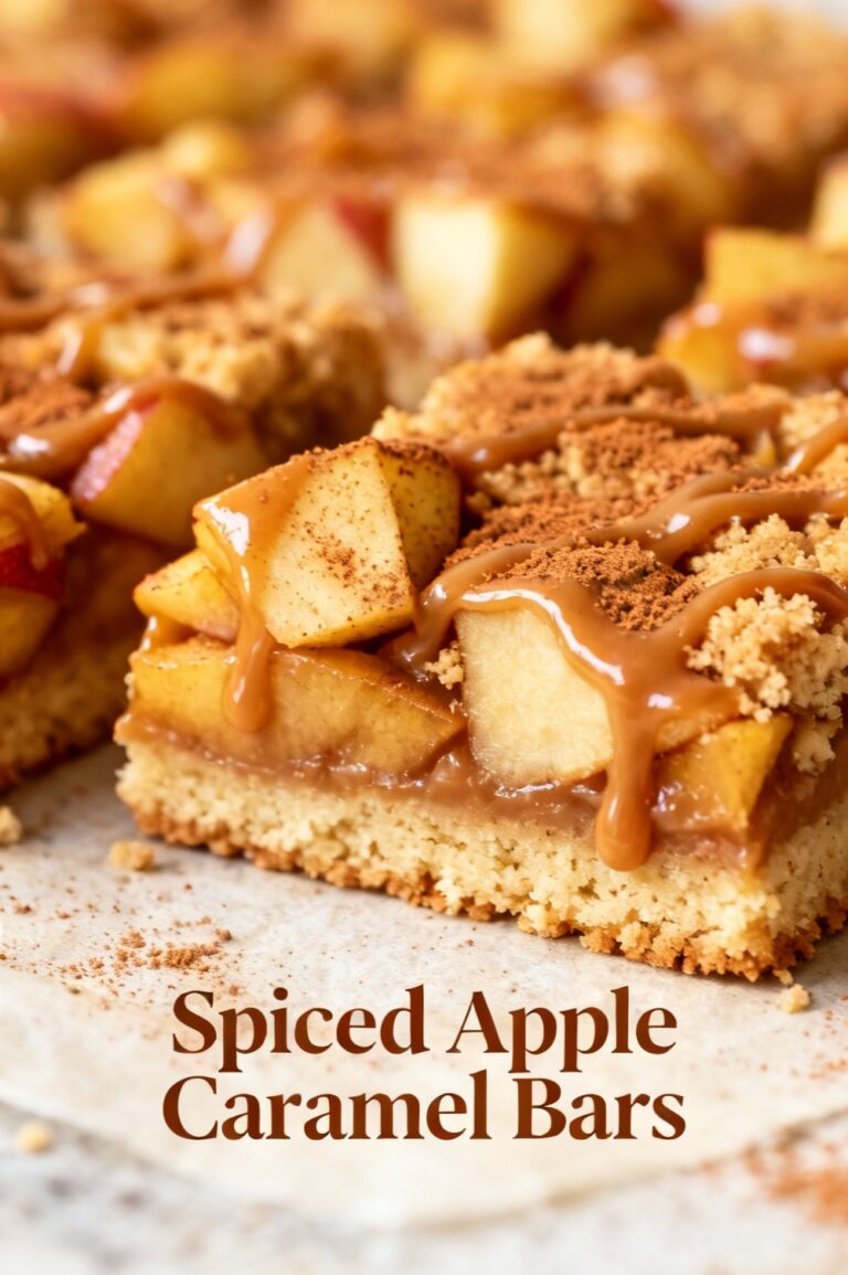 Spiced Apple Caramel Bars