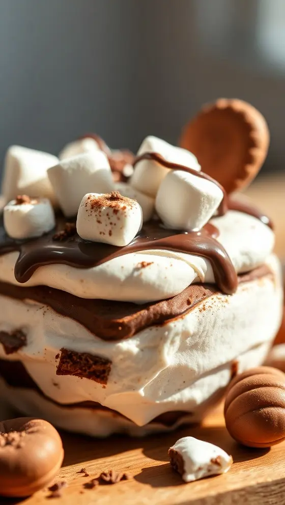 Chocolate Marshmallow Dip Delight