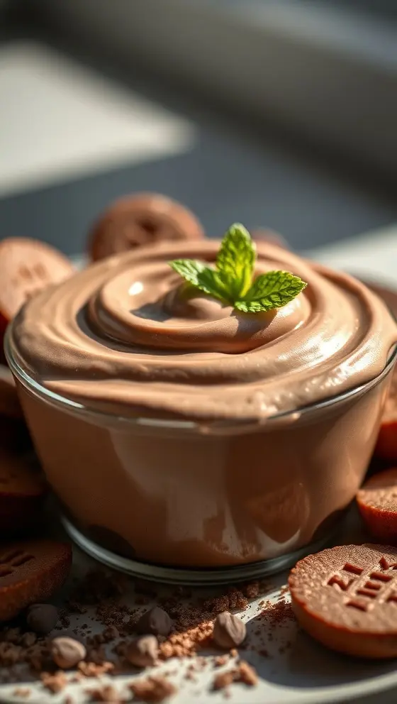 Silky Cocoa Cream Dip