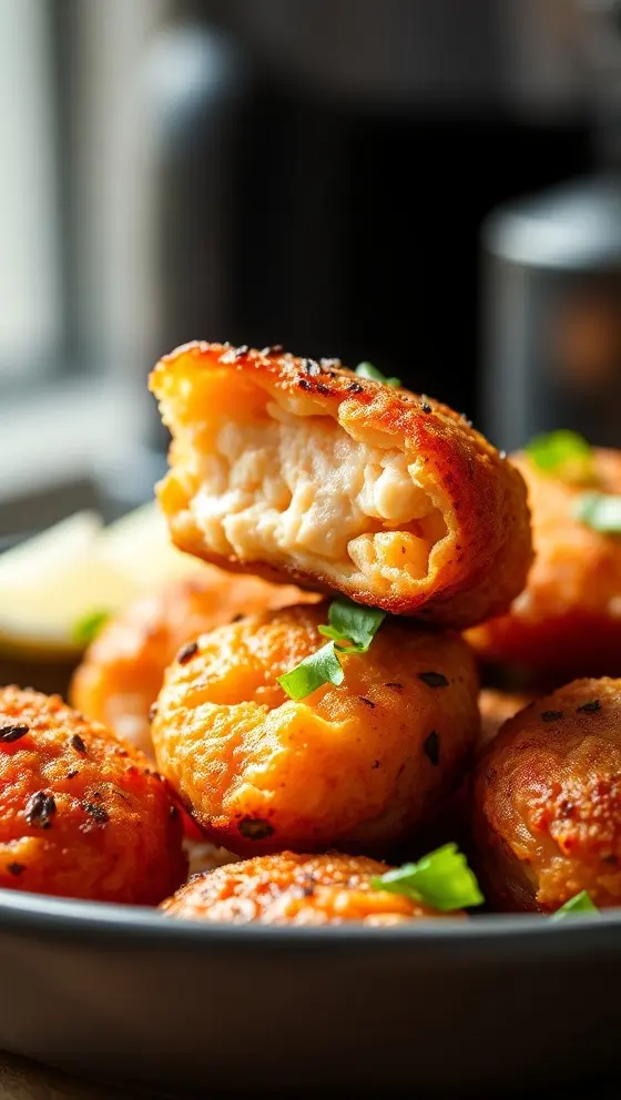 Air Fryer Bang Bang Salmon Bites Crispy Flavorful