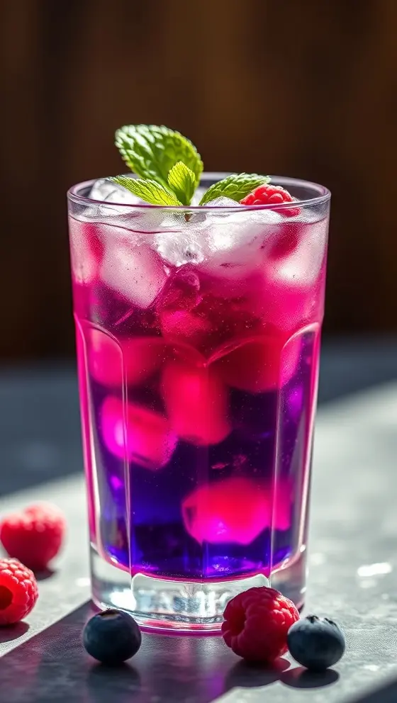 Blue Raspberry Sin Alcohol Recipe Refreshing Delicious