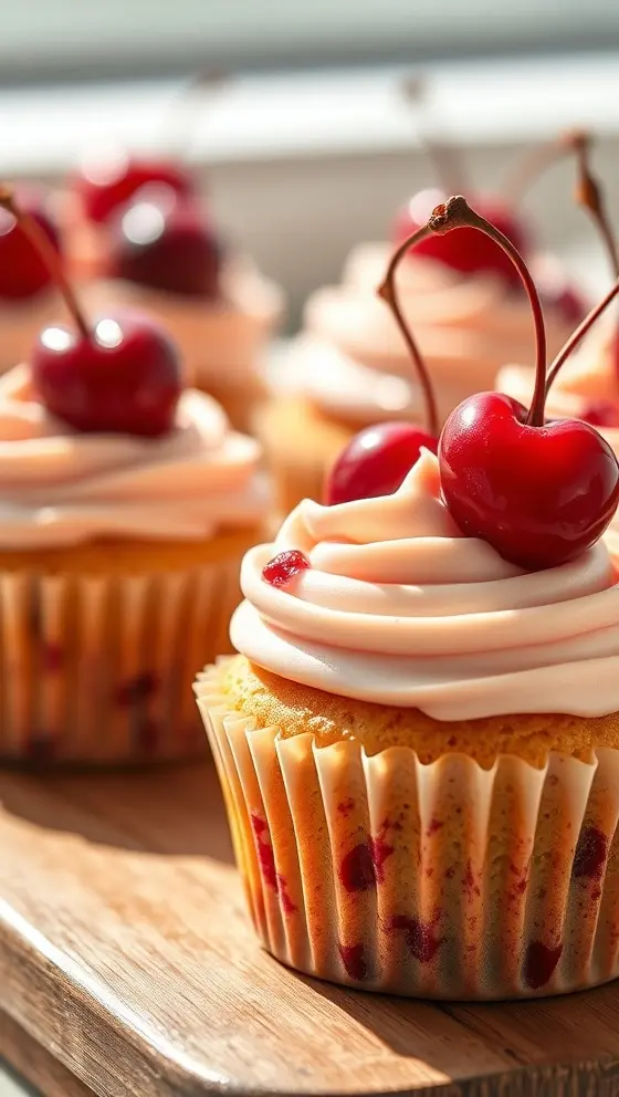 Cherry Cupcakes Recipe Easy Delicious Fruity Treat