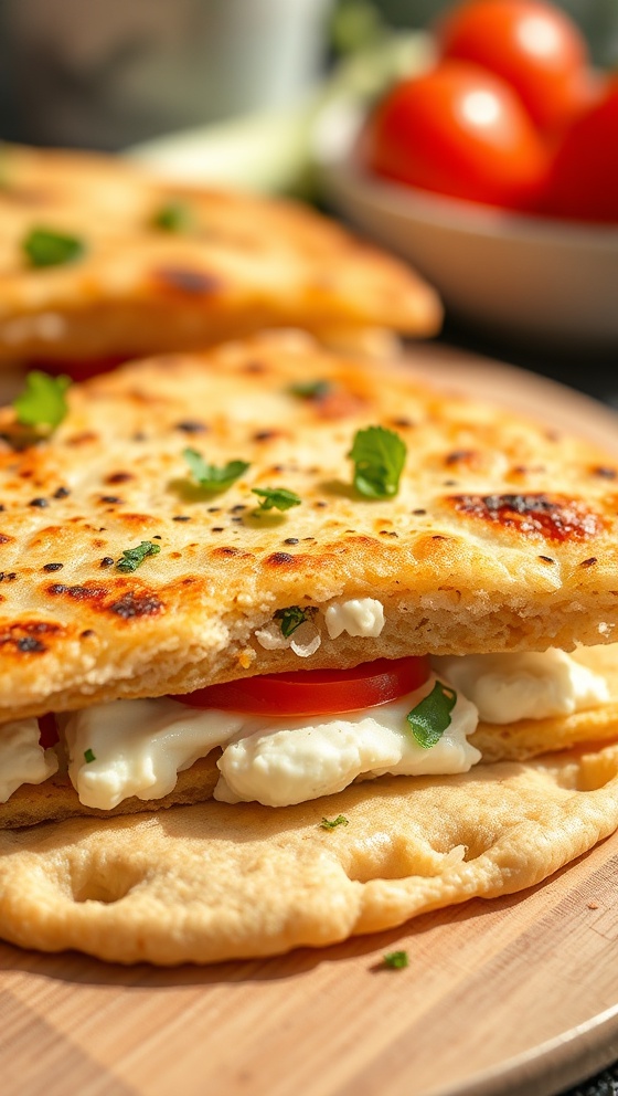 Cottage Cheese Flatbread Recipe High Protein Low Carb Delight