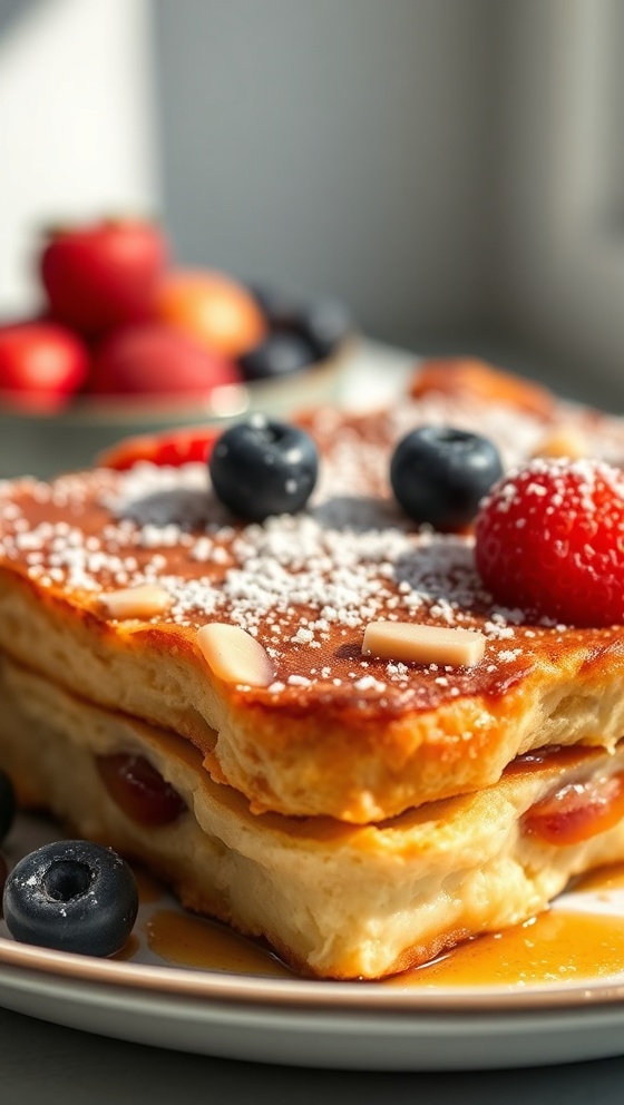 French Toast Casserole With Croissants Easy Recipe