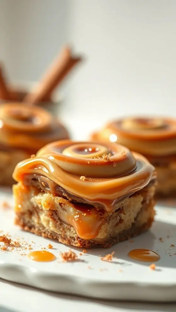 Gooey Caramel Cinnamon Swirls Irresistible Dessert Treat