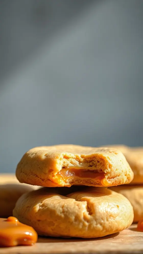 Gooey Caramel Dulce De Leche Cookies Soft Chewy Treats