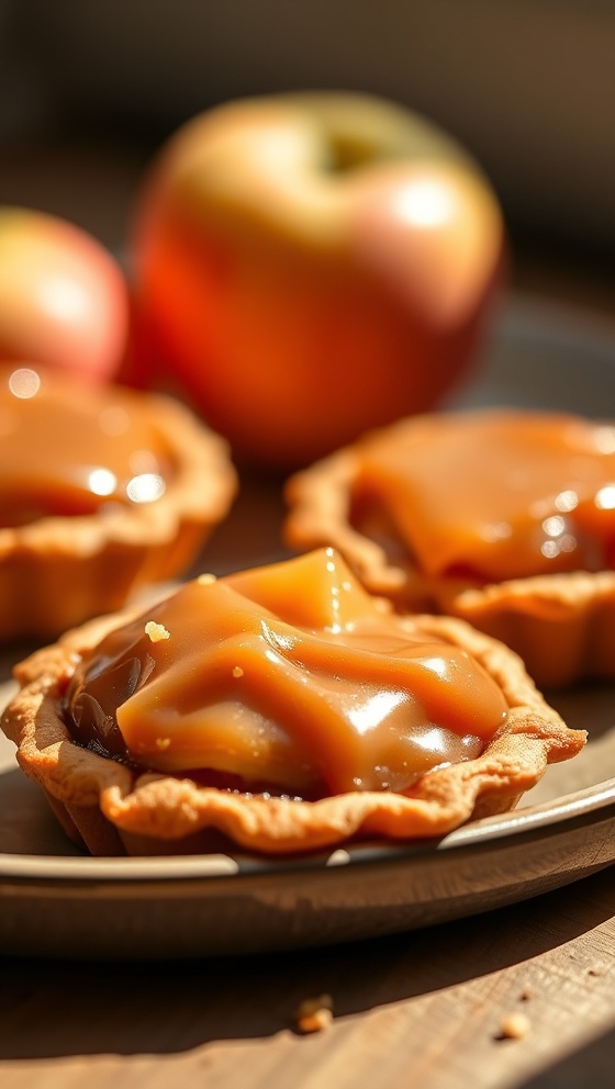 Mini Caramel Apple Pies Sweet Easy Fall Dessert