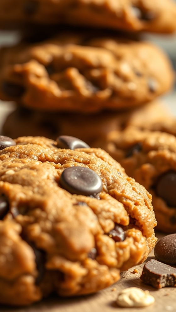 Pumpkin Oatmeal Chocolate Chip Cookies Soft Chewy