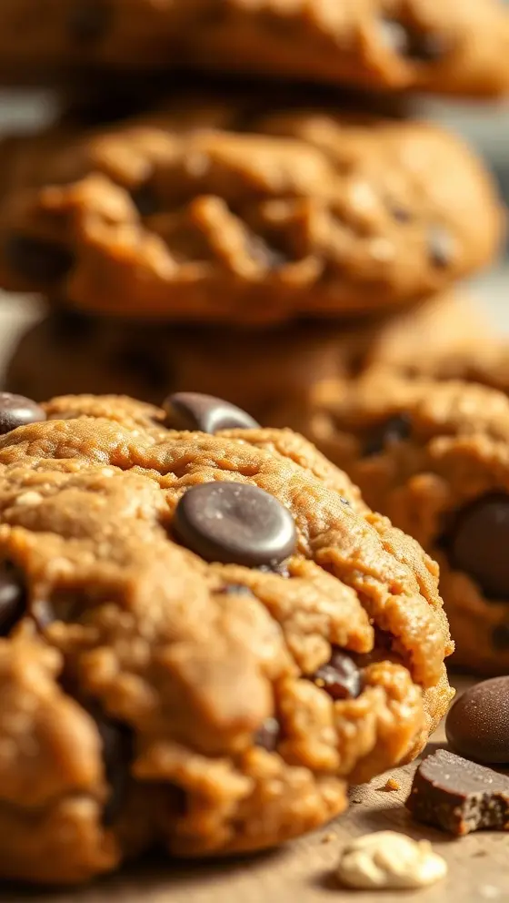 Pumpkin Oatmeal Chocolate Chip Cookies Soft Chewy