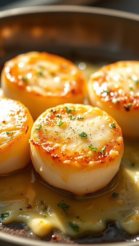 Garlic Butter Baked Scallops Easy Flavorful Recipe