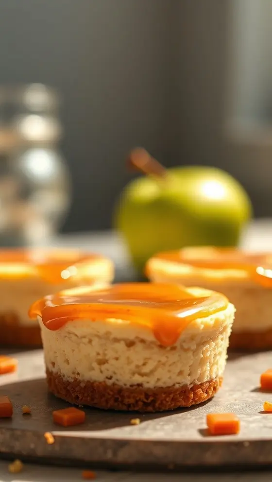 Mini Caramel Apple Cheesecakes Sweet Simple Recipe