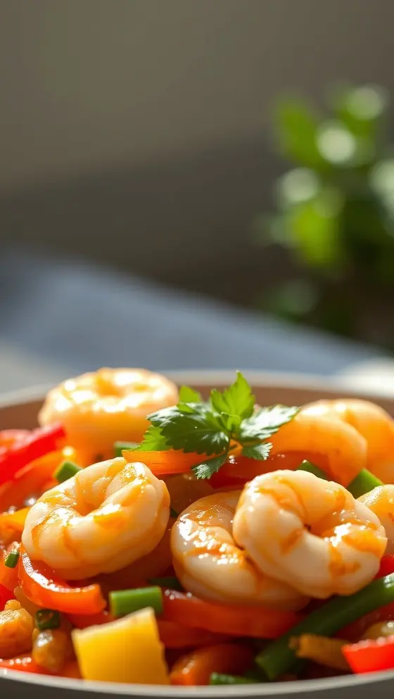 Shrimp And Pepper Stir Fry Recipe Quick And Easy Meal