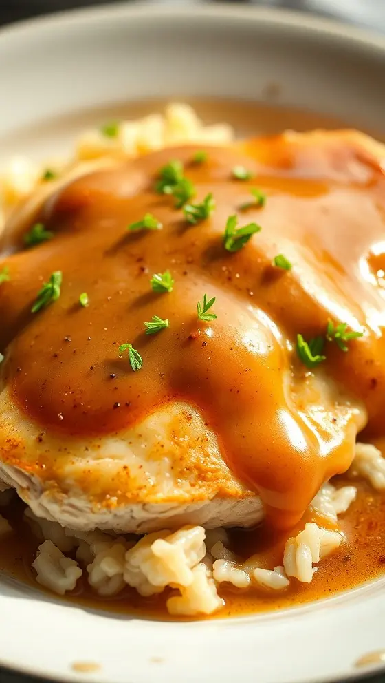 Slow Cooker Chicken Breasts With Gravy Easy Recipe